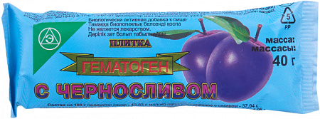 Гематоген с черносливом 40 г