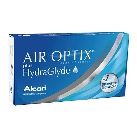 Линзы контактные Air Optix (Эйр Оптикс) Plus HydraGlyde R8.6 (-2.50) №3