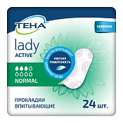 Прокладки Тена (Tena) Леди Актив (Lady Active) нормал №24 Прокладки Тена (Tena) Леди Актив (Lady Active) нормал №24