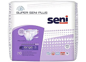 Подгузники Сени (Seni) Супер Плюс (Super Plus) д/взрослых рL (100-150см) №10