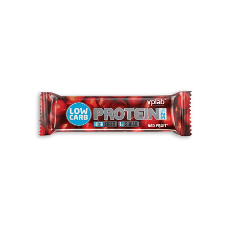 Батончик протеиновый ВПЛаб (VPLab) Low Carb Protein Bar Красные фрукты 35 г Батончик протеиновый ВПЛаб (VPLab) Low Carb Protein Bar Красные фрукты 35 г