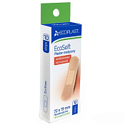 Лейкопластырь Экопласт (Ecoplast) Экософт (EcoSoft) 1.9см х 7.2см набор №10