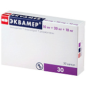 Эквамер капс 10 мг+20 мг+10 мг №30