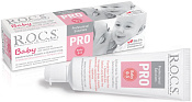 Зубная паста Рокс (ROCS) PRO Baby (Про Бэйби) детская с 0 до 3 лет 45 г