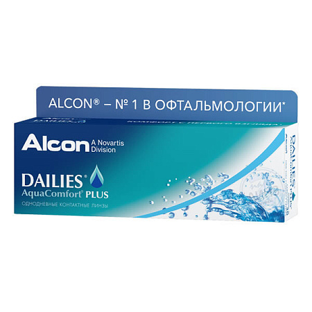 Линзы контактные Алкон (Alcon) Дейлис (Dailies) AquaComfort Plus R8.7 (-4.50) №30