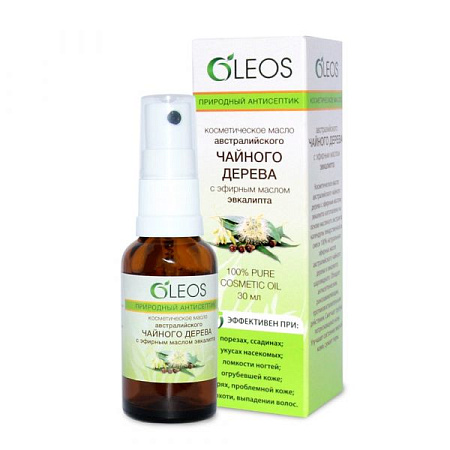 Масло Олеос (Oleos) Австралийское Чайное дерево с эвкалиптом 30 мл 