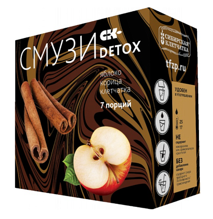 Смузи СК Детокс (Detox) яблоко/корица/клетчатка 12 г №7