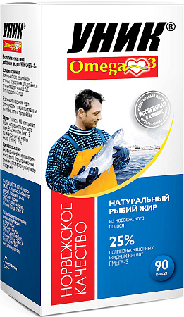 Уник Омега-3 капс 600 мг №90