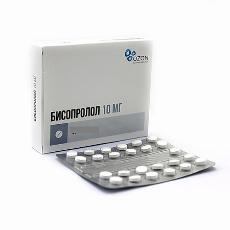 Бисопролол тб п/о 10 мг №60