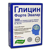 Глицин Форте Эвалар тб д/рассас 0.6 г №60