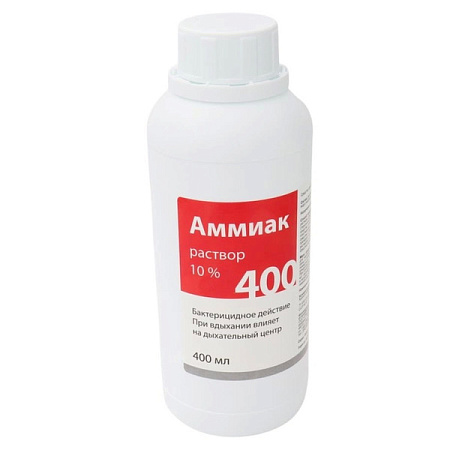 Аммиак средство дезинфицирующие 10% 400 мл