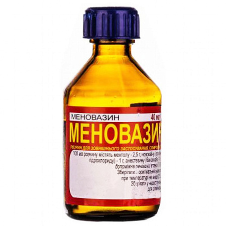 Меновазин р-р спирт 40 мл