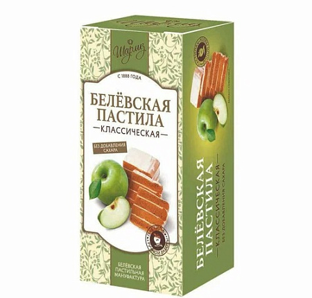 Пастила Белевская классическая без сахара 100 г
