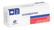Клопидогрел Канон тб п/о 75 мг №28