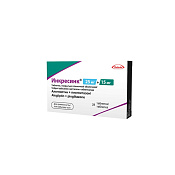 Инкресинк тб п/о 25 мг+15 мг №28