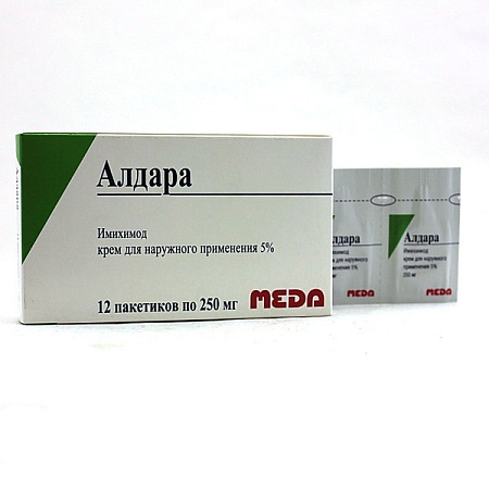 Алдара крем д/нар прим 5% пакет 250 мг №12