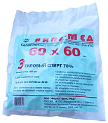 Салфетка прединъекционная СПДс-ВИПС-МЕД 70% этиловый спирт 60x60 мм №100
