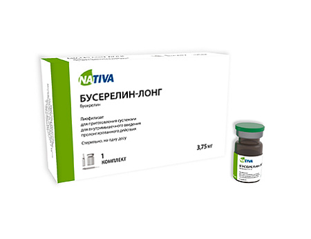 Бусерелин-лонг лиоф пригот сусп в/м введ 3.75 мг №1