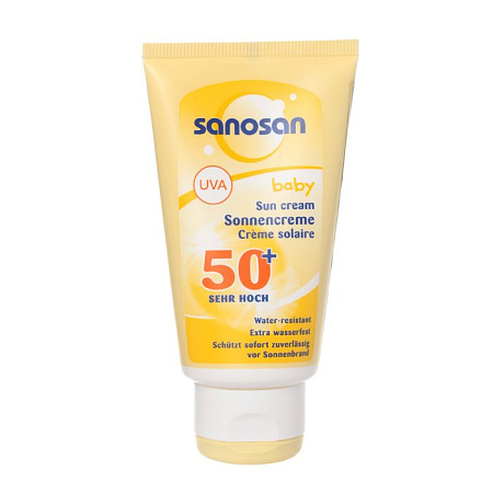 Крем Саносан (Sanosan) Baby солнцезащит для детей SPF 50+ 75 мл