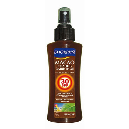 Масло Биокрим солнцезащитное SPF 30 135 мл