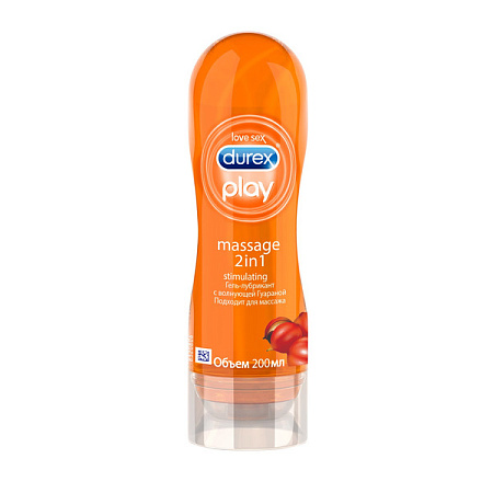 Гель-смазка (смазка) Дюрекс Плэй (Durex Play) Массаж стимулирующий 2 в 1 200 мл Гель-смазка (смазка) Дюрекс Плэй (Durex Play) Массаж стимулирующий 2 в 1 200 мл