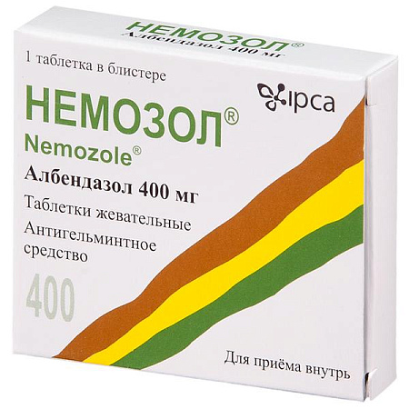 Немозол тб жев 400 мг №1
