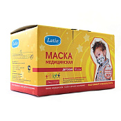 Маска медицинская (Маски медицинские) Латио (Latio) детская с рисунком №50