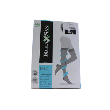 Чулки компрес Релаксан (Relaxsan) Basic Stay-Up 970 2 кл 280den р 4   