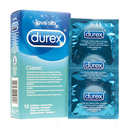 Презервативы Дюрекс (Durex) Classic классич №12