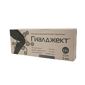 Гиалджект (Hyalject) Имплантат вязкоэластичный стерильный 2.2% шприц 3 мл с иглой 21G