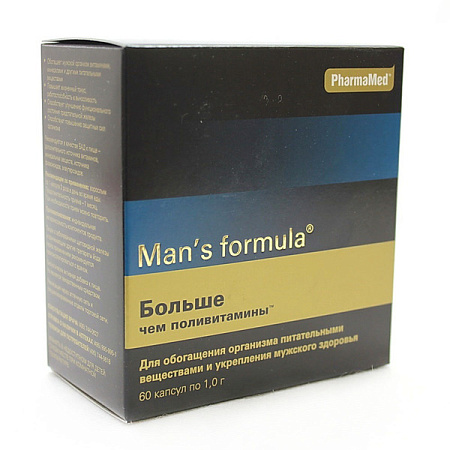 Мэн-с (Мен-с) Формула Больше чем поливитамины капс 1 г №60