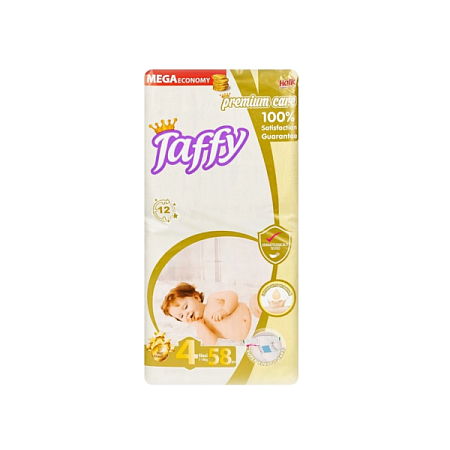 Подгузники Таффи (Taffy) Premium Care (Премиум Кеа) для детей размер 4 (7-18кг) №58
