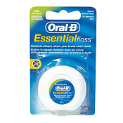 Зубная нить Орал-Би (Oral-B) Essential Floss вощеная мятный вкус 50 м