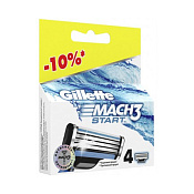 Кассеты Жиллетт (Gillette) Мач 3 (Mach3 Start) для станка сменные №4