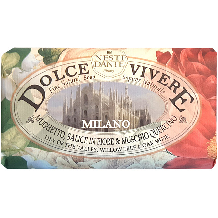 Мыло туалетное Нести Данте (Nesti Dante) Сладкая жизнь (Dolce Vivere) Милан (Milano) 250 г