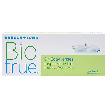 Линзы контактные Бауш энд Ломб (Bausch + Lomb) Optima Biotrue ONEday R8.6 (-0.75) №30
