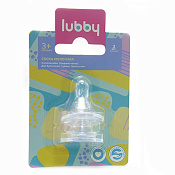 Соска для бутылочки Лабби (Lubby) силик д/дет с 3 мес средний поток М №2