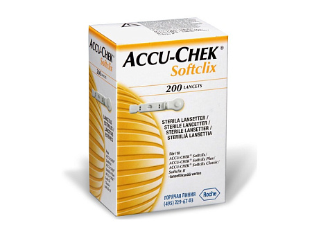 Ланцет Акку-Чек (Accu-Chek) Софткликс (Softclix) №200