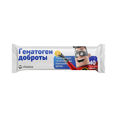 Гематоген Доброты Витатека (Vitateka) для детей 40 г