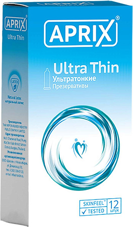 Презервативы Априкс (Aprix) Ultra Thin ультратонкие №12