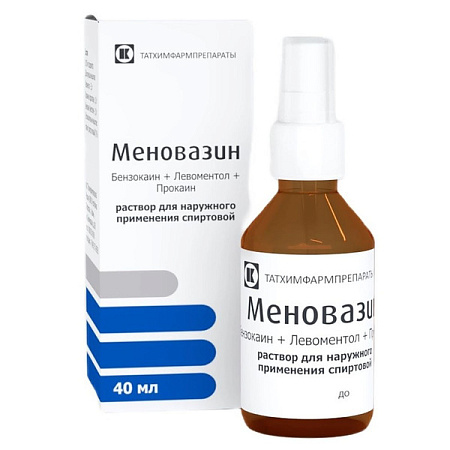 Меновазин р-р спирт дозатор-распылитель 40 мл
