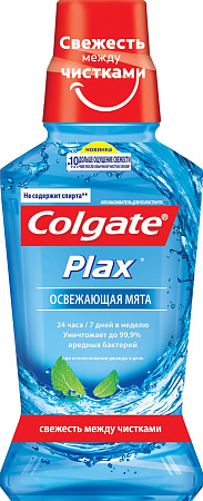 Ополаскиватель Колгейт (Colgate) Плакс д/полости рта Освежающая мята 250 мл