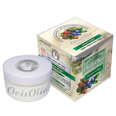 Крем-маска Овечье масло (Ovis Olio) для лица коллагеновая витаминопитающая 50 мл Крем-маска Овечье масло (Ovis Olio) для лица коллагеновая витаминопитающая 50 мл