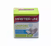 Лейкопластырь Мастер Юни (Master Uni) Юнипор (Unipore) фиксирующий на нетканой основе 4см х 5м