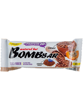 Батончик Бомбар (Bombbar) Гречишный протеиновый 60 г