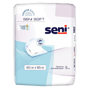 Пеленки гигиенические Сени (Seni) Софт (Soft) 60x60 см №5 Пеленки гигиенические Сени (Seni) Софт (Soft) 60x60 см №5
