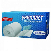 Лейкопластырь Унипласт (Uniplast) фиксирующий нетканый 10см x 5м (500см)