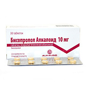 Бисопролол Алкалоид тб п/о 10 мг №30