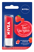 Бальзам Нивея (Nivea) Фруктовое сияние клубника для губ 4.8 г