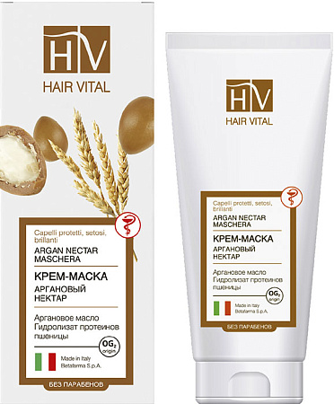 Крем-маска Хэйр Витал (Hair Vital) для волос Аргановый нектар 150 мл